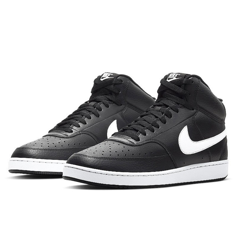 Nike Nike Court Vision Mid Black White Zwart