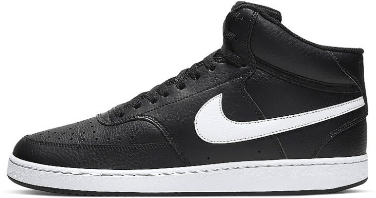 Nike Nike Court Vision Mid Black White Zwart