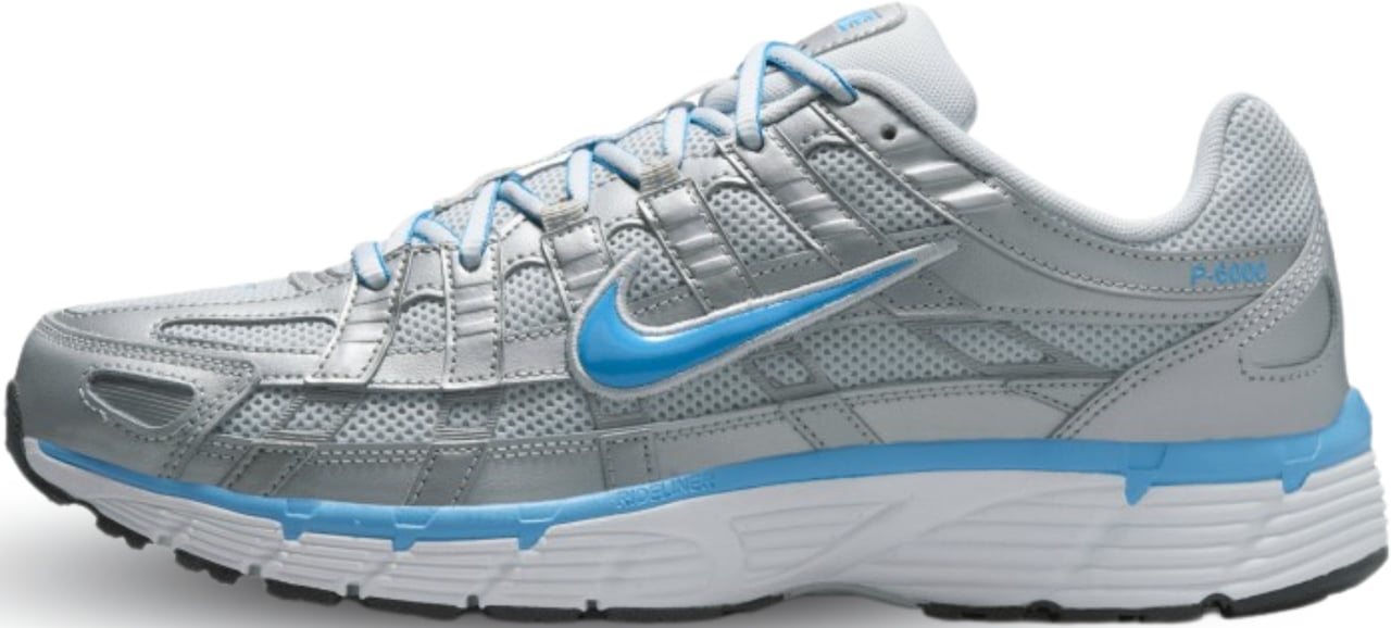 Nike Nike P-6000 Metallic Platinum Pure Platinum Metallic Silver University Blue Divers