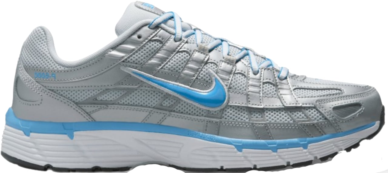 Nike Nike P-6000 Metallic Platinum Pure Platinum Metallic Silver University Blue Divers