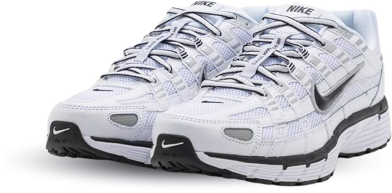 Nike Nike P-6000 White Metallic Silver Black Divers