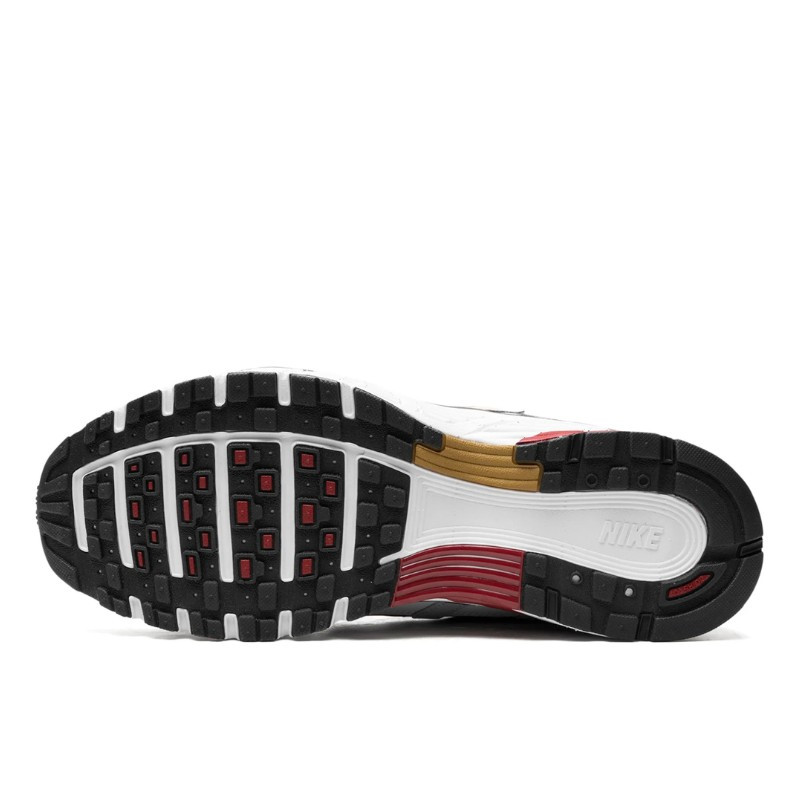 Nike Nike P-6000 Platinum Varsity Red Wit