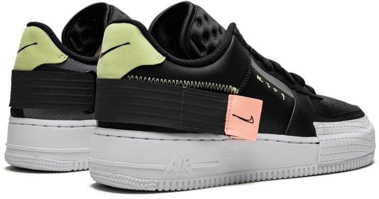 Nike Nike Air Force 1 Low Drop Type Black Zwart