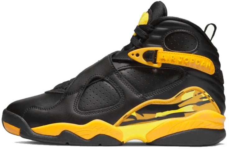 Nike Air Jordan 8 Taxi Yellow Black Zwart