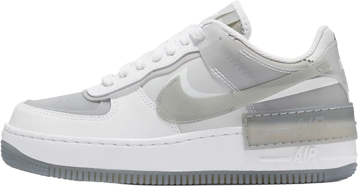Nike Nike Air Force 1 Shadow SE White Particle Grey Wit