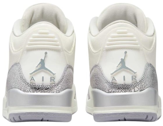 Nike Air Jordan 3 Retro Sail Cement Grey Wit