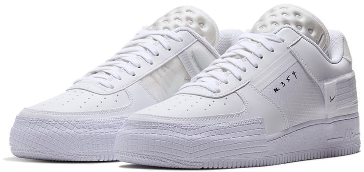 Nike Nike Air Force 1 Drop Type Triple White Wit