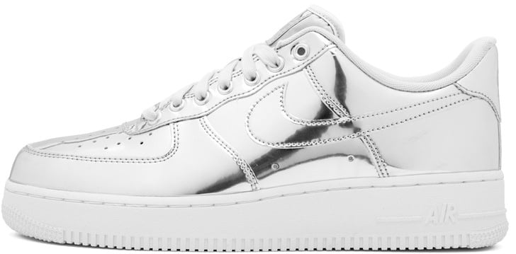 Nike Nike Air Force 1 Metallic Silver Chrome Wit