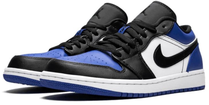 Nike Air Jordan 1 Low Royal Toe Zwart