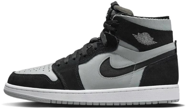 Nike Air Jordan 1 Zoom CMFT Black Light Smoke Grey Zwart