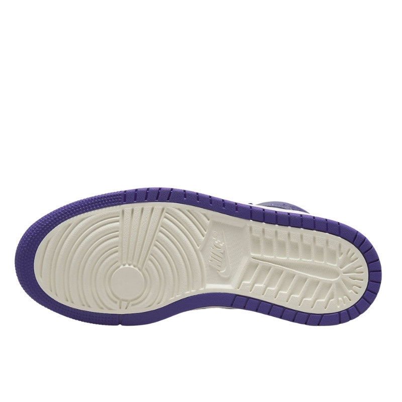Nike Air Jordan 1 High Zoom Air CMFT Purple Patent Zwart