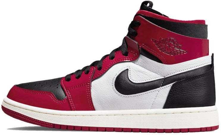 Nike Air Jordan 1 High Zoom Air CMFT Patent Chicago Zwart