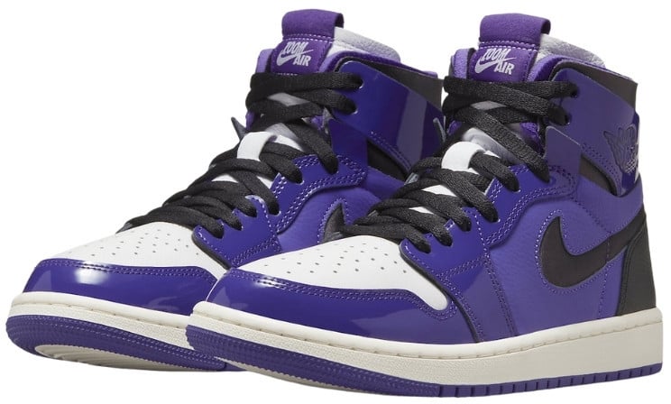 Nike Air Jordan 1 High Zoom Air CMFT Purple Patent Paars