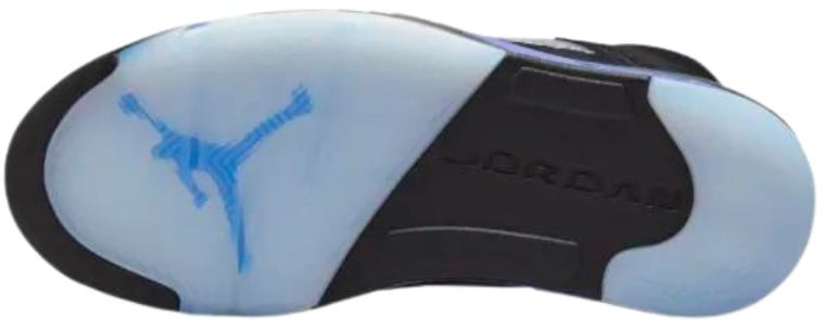 Nike Air Jordan 5 Retro Racer Blue Zwart