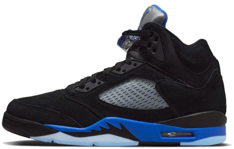 Nike Air Jordan 5 Retro Racer Blue Zwart