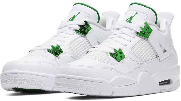 Nike Air Jordan 4 Retro Metallic Green Wit