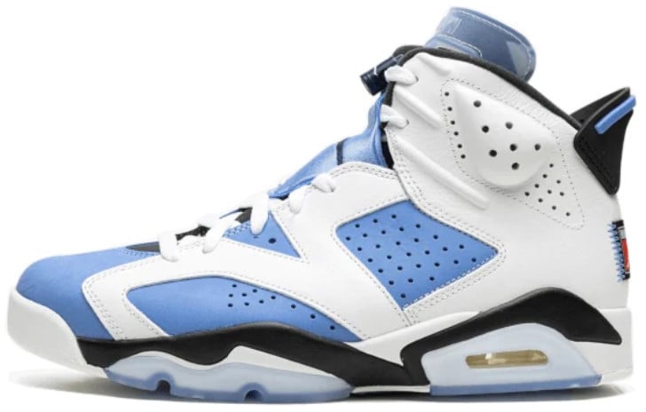 Nike Air Jordan 6 Retro UNC White Wit