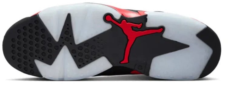 Nike Air Jordan 6 Retro Infrared Salesman Zwart
