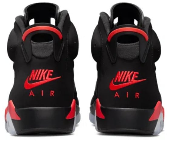 Nike Air Jordan 6 Retro Infrared Salesman Zwart