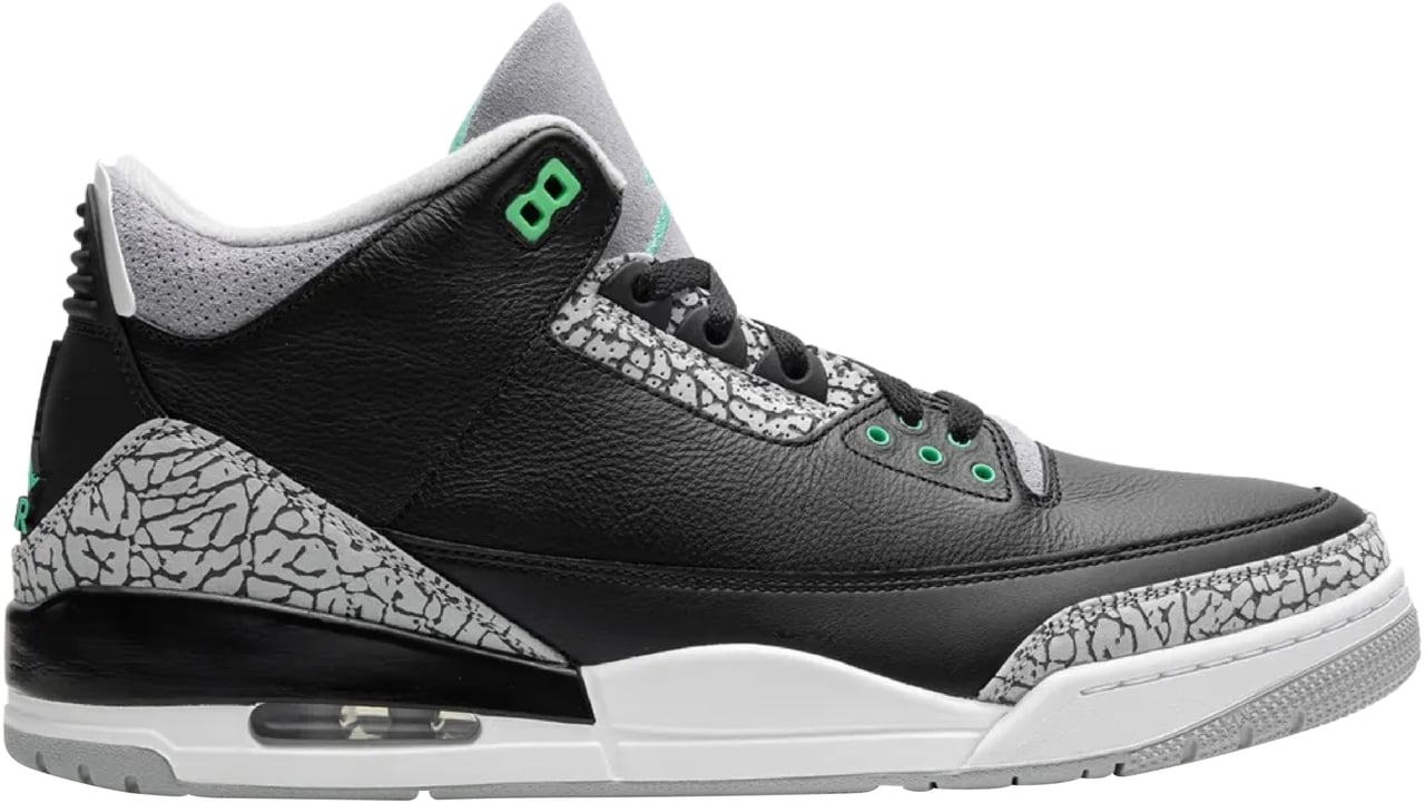Nike Air Jordan 3 'Green Glow' Groen