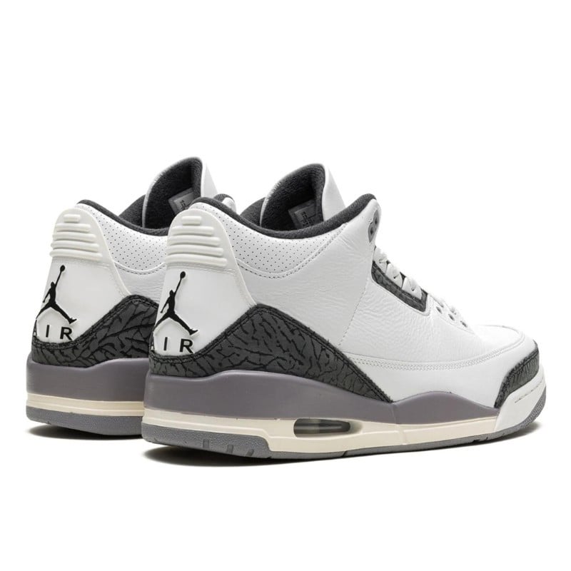 Nike Air Jordan 3 Retro Cement Grey Wit