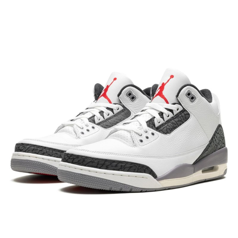 Nike Air Jordan 3 Retro Cement Grey Wit
