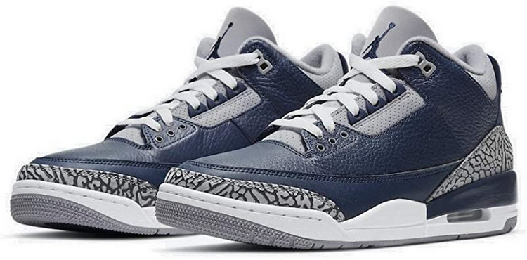 Nike Air Jordan 3 Retro Georgetown Grijs