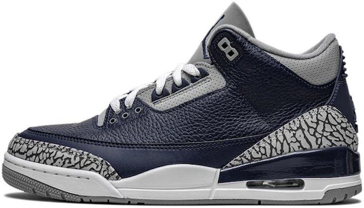 Nike Air Jordan 3 Retro Georgetown Grijs
