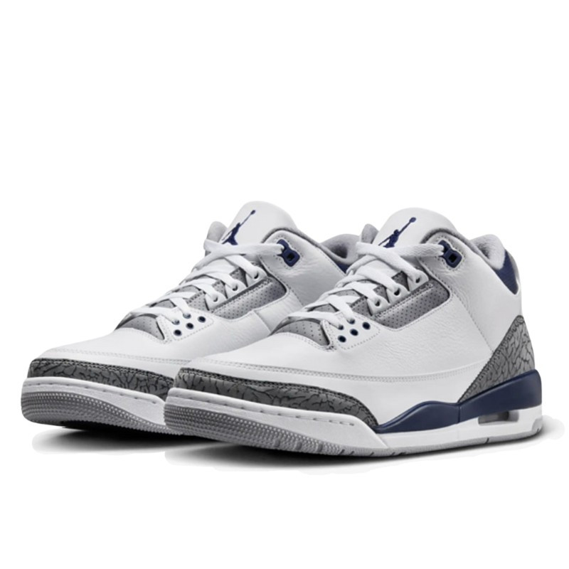Nike Air Jordan 3 Retro Midnight Navy Wit