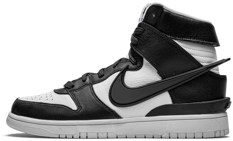 Nike Nike Dunk High Ambush Black White Zwart