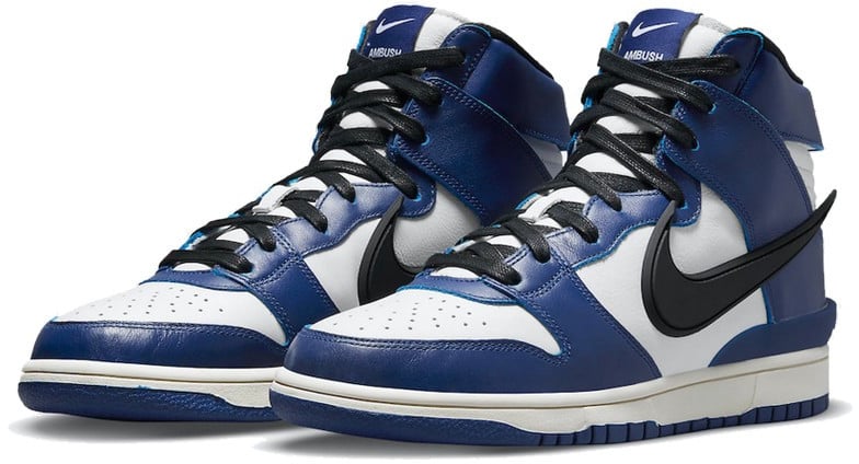 Nike Nike Dunk High Ambush Deep Royal Blue Zwart