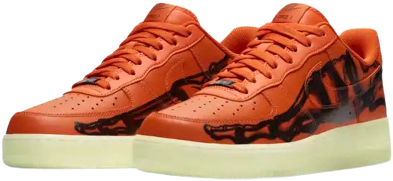 Nike Nike Air Force 1 Low Orange Skeleton Divers