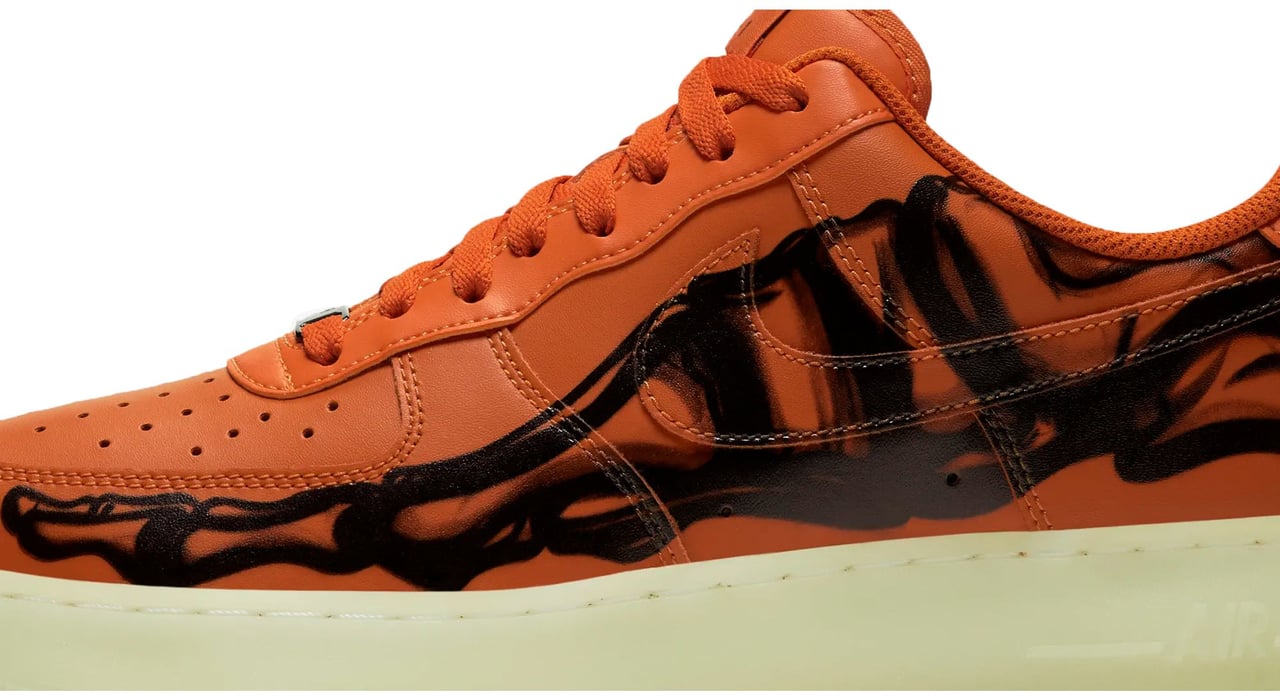 Nike Nike Air Force 1 Low Orange Skeleton Divers
