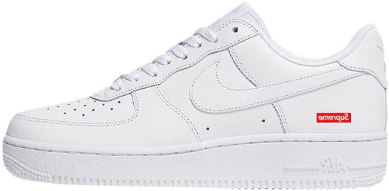 Nike Nike Air Force 1 Low Supreme 'White' Wit