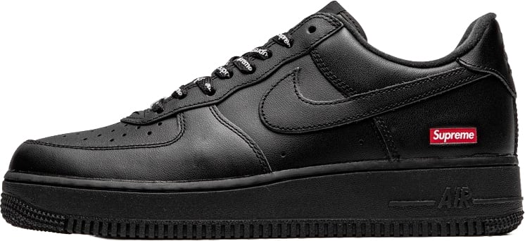 Nike Air Force 1 Low Black Supreme Zwart