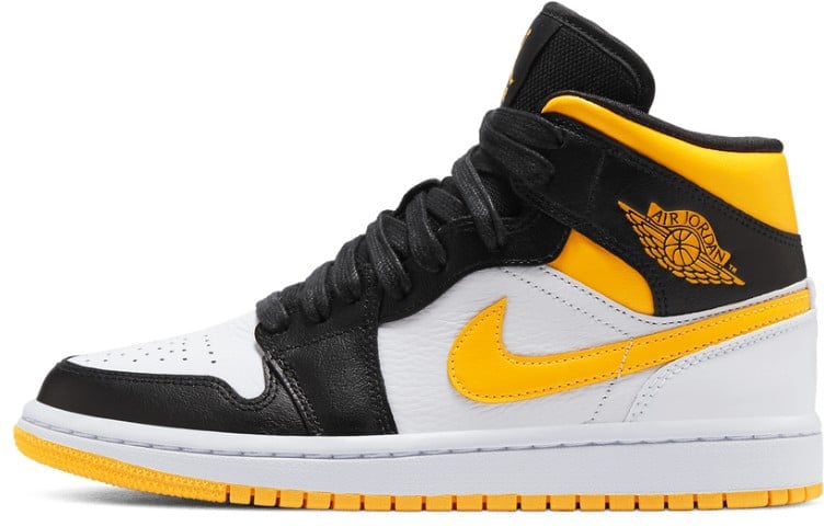 Nike Air Jordan 1 Mid Laser Orange Black Oranje