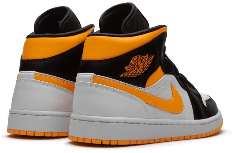 Nike Air Jordan 1 Mid Laser Orange Black Oranje