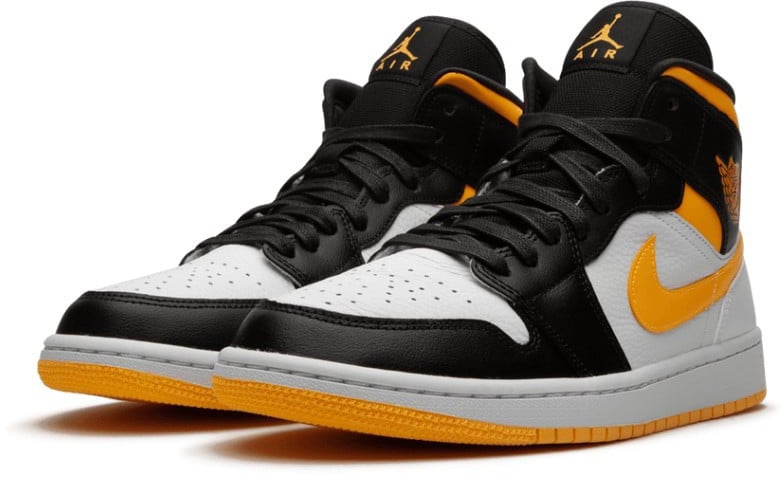 Nike Air Jordan 1 Mid Laser Orange Black Oranje