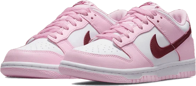 Nike Nike Dunk Low Pink Red White Wit