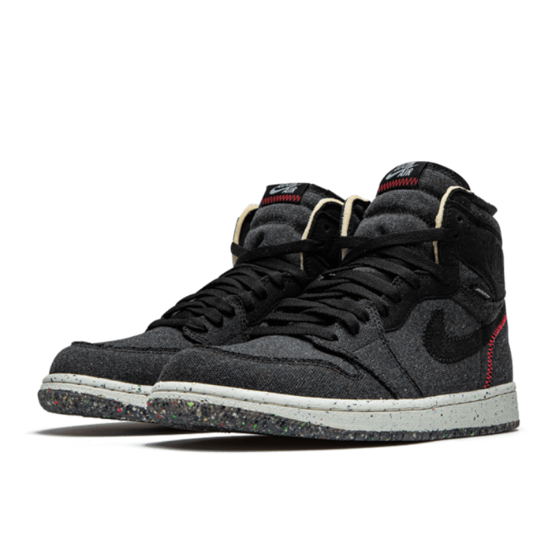 Nike Air Jordan 1 Retro High Zoom Crater Zwart