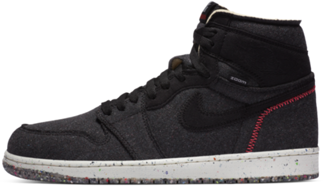 Nike Air Jordan 1 Retro High Zoom Crater Zwart