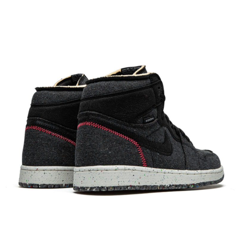 Nike Air Jordan 1 Retro High Zoom Crater Zwart