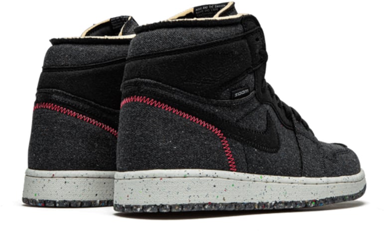 Nike Air Jordan 1 Retro High Zoom Crater Zwart