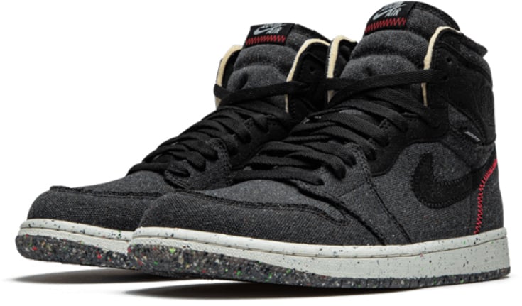 Nike Air Jordan 1 Retro High Zoom Crater Zwart