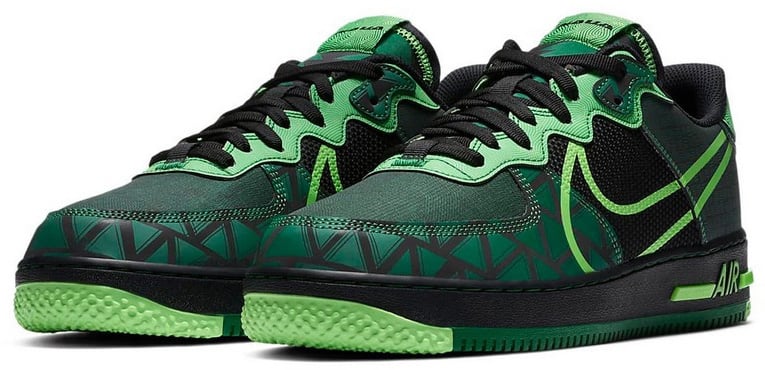 Nike Air Force 1 React QS Naija Groen