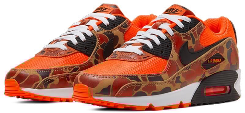 Nike Nike Air Max 90 Duck Camo Orange Oranje