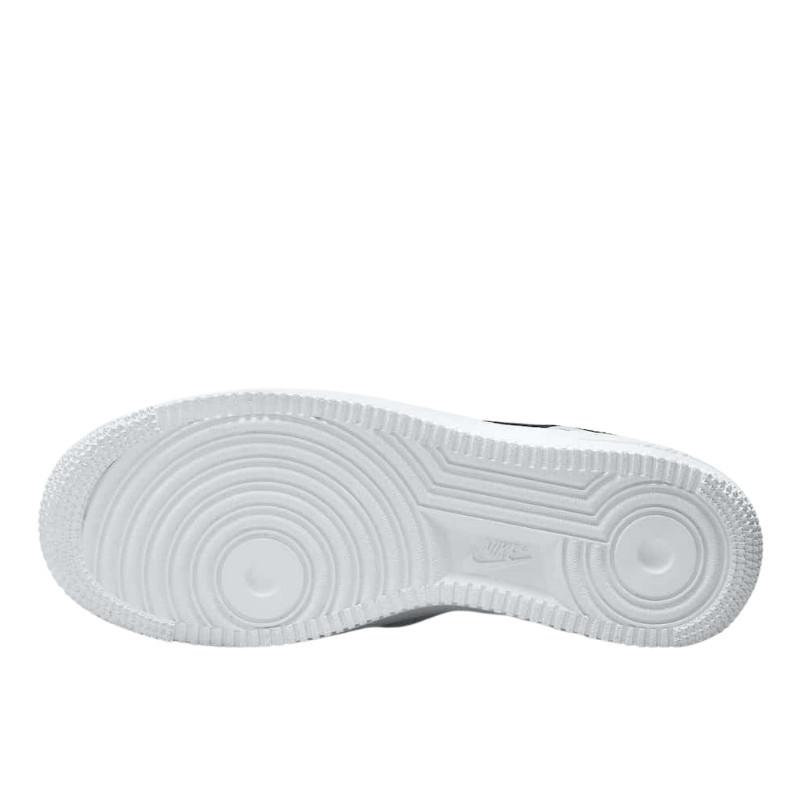 Nike Nike Air Force 1 Low '07 Essential White Black Gold Mini Swoosh Zwart