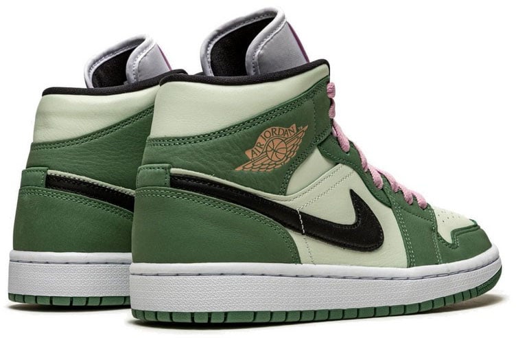 Nike Air Jordan 1 Mid Dutch Green Roze