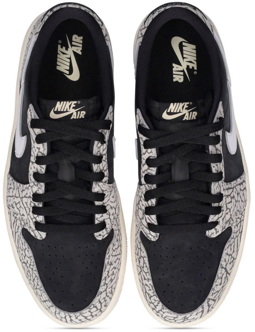 Nike Air Jordan 1 Retro Low Og Sneakers Zwart