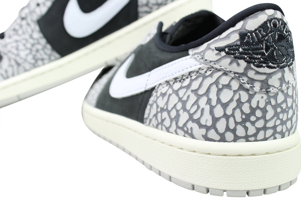 Nike Air Jordan 1 Low 'Black Cement' Zwart